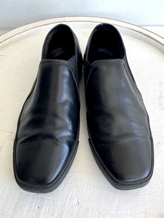 LEMAIRE Black Leather Slip On Shoes with Crepe Soles - 41/7.5 main image 6
